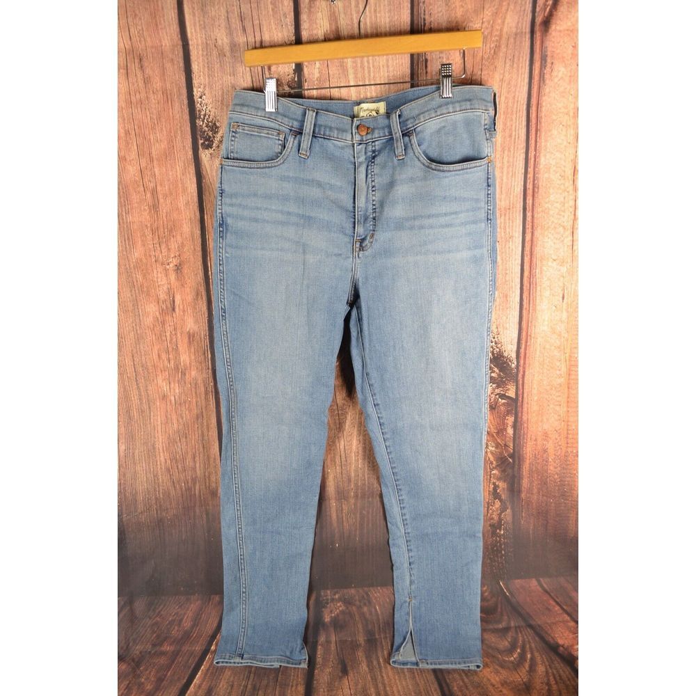 Madewell Women's Skinny Jeans - Light Blue